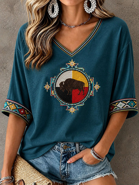 Women's Indigenous Art Top