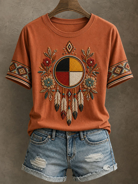 Women's Indigenous Art T-Shirt