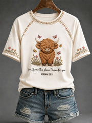 Women's "For I Know The Plans I Have For You" Faith Casual T-shirt