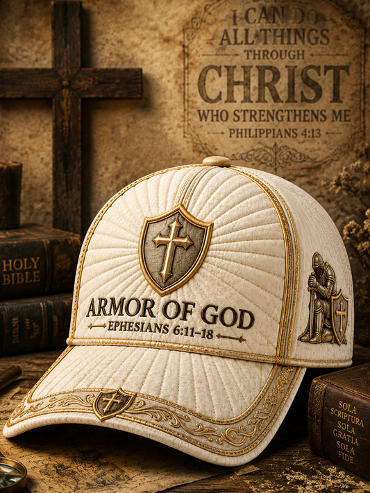 Unisex Christian Armor of God Ephesians 6:11–18 Print Hat