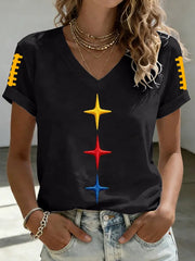 Women's Pittsburgh Football Short-sleeved T-shirt