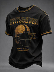 Men's Steel City Football Short Sleeves T-shirt