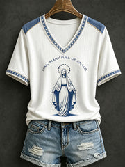 Women's Hail Mary Full Of Grace T-shirt
