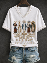 Women's Hail Mary Full Of Grace T-shirt