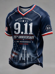 Men's 9.11 Never Forget V-neck T-shirt