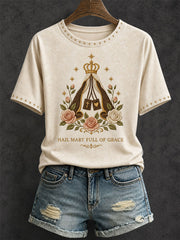 Women's Hail Mary Full Of Grace T-shirt