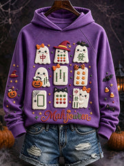 Women's Halloween Mahjong Hoodies