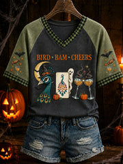 Women's Halloween Mahjong Fun Casual T-Shirt
