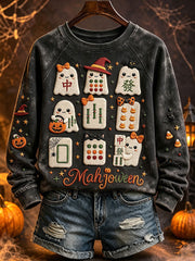 Women's Halloween Mahjong sweatshirts
