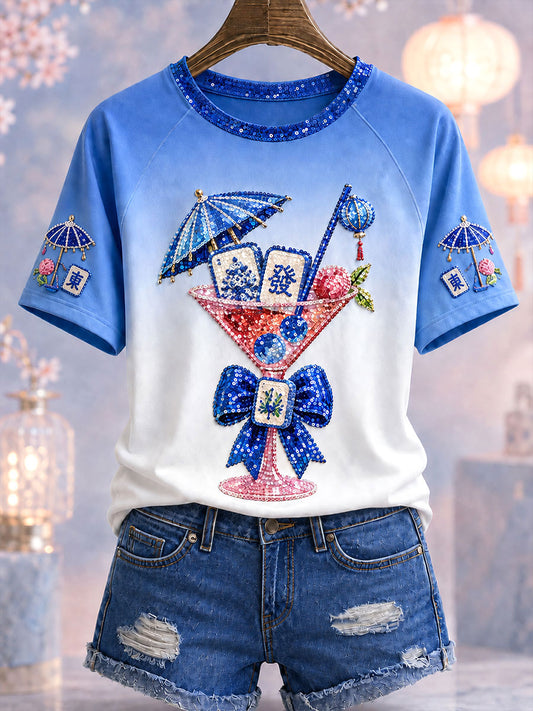 Women's Cocktail Mahjong T-Shirts
