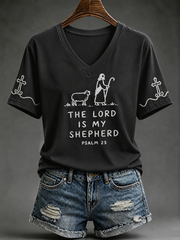Women's The Lord Is My Shepherd Short-sleeved T-shirt
