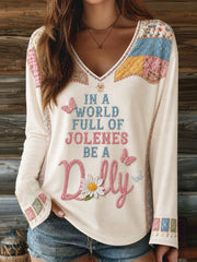 Women’s Rip Country Music Lover Queen of Country Printed T-Shirt