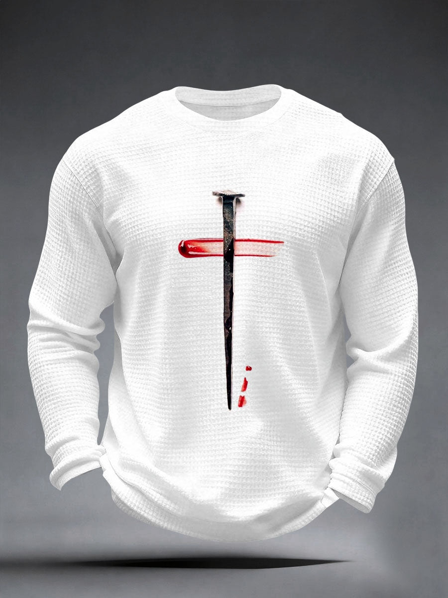Men's Faith Cross Waffle Top