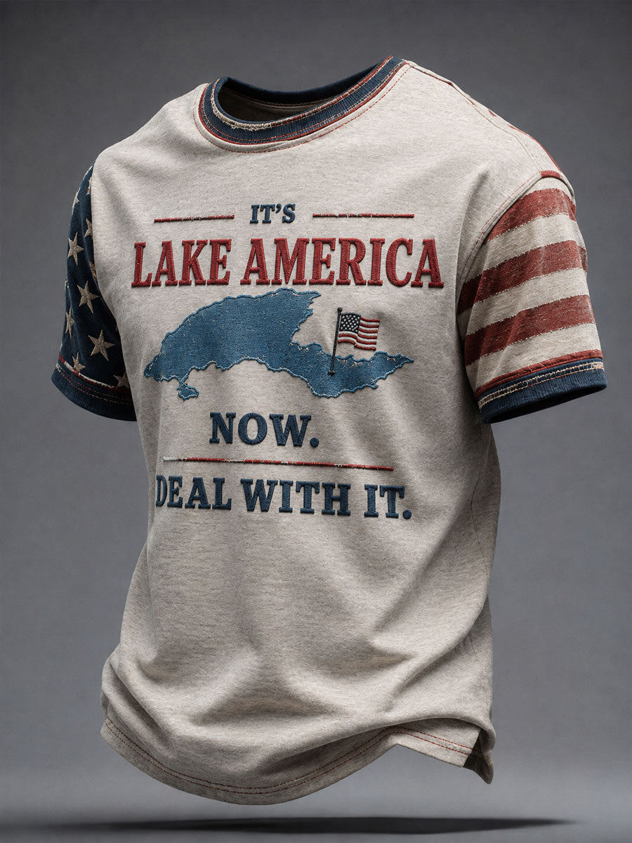 Men's Lake America 2026 Printed T-shirt
