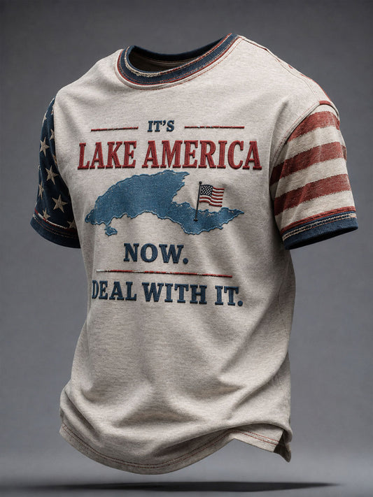 Men's Lake America 2026 Printed T-shirt
