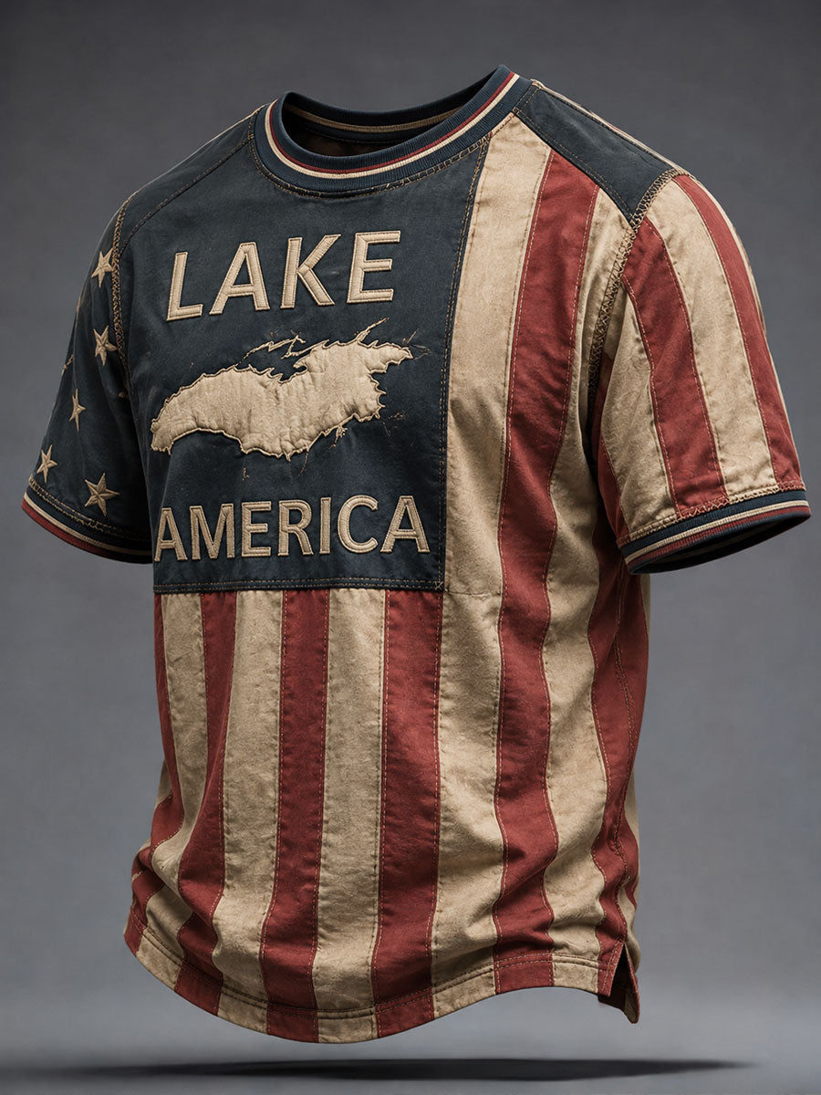 Men's Lake America 2026 Printed T-shirt