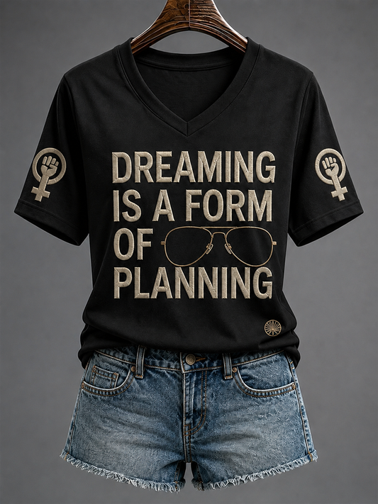 Women's RIP Retro Feminist Icon Printed short-sleeved T-shirt