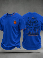Men's Classic Basketball Fan Graphic Short Sleeve T-shirt