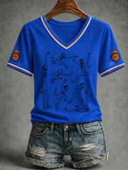 Women's Classic Basketball Fan Graphic Short Sleeve T-shirt