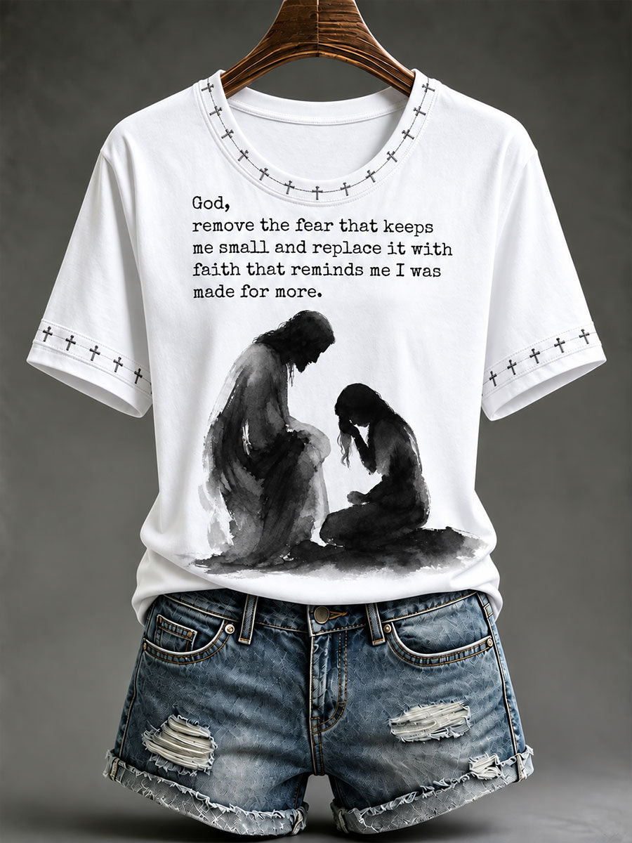 Women's God Remove The Fear That Keeps Me Small Short-sleeved T-shirt
