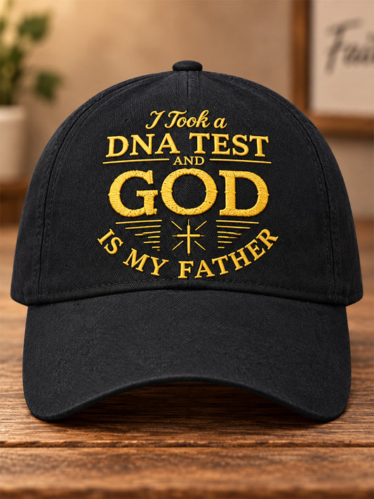 Unisex I Took a DNA Test God Is My Father Print Hat