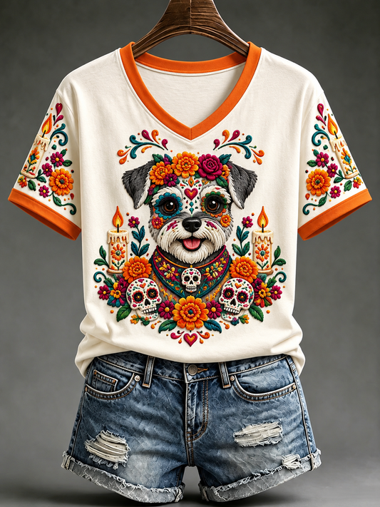 Women's Day Of The Dead Short-sleeved T-shirt