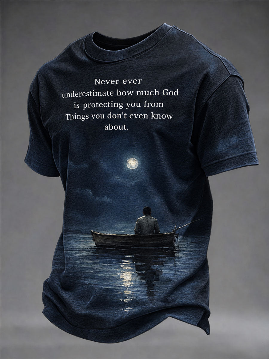 Men's Never Ever Underestimate Short Sleeves T-shirt