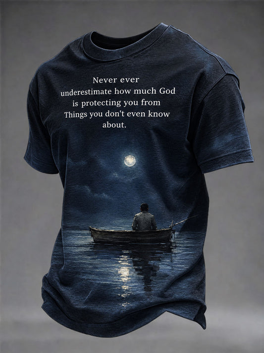 Men's Never Ever Underestimate Short Sleeves T-shirt