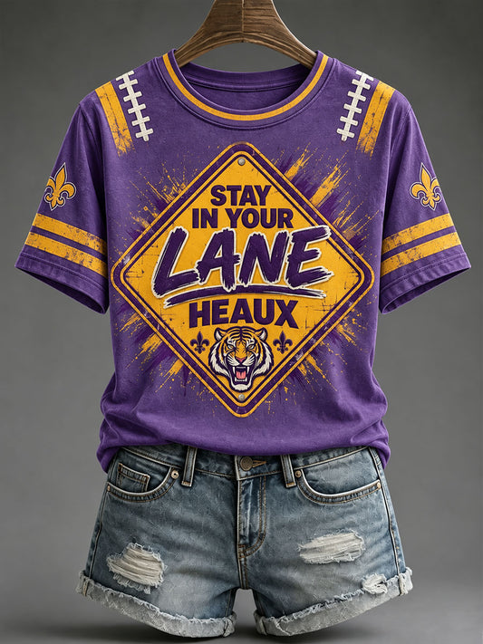 Women's 'stay in your lane heaux' T-shirts