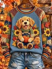 Women's Golden Retriever Autumn Sweatshirts