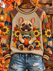 Women's French Bulldog Autumn Sweatshirts