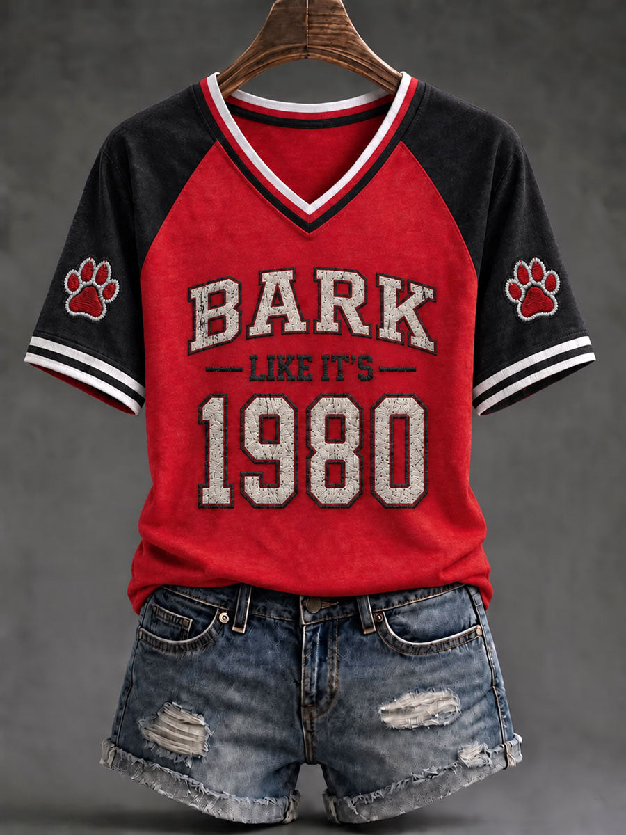 Women's Game Day Football Printed Casual T-Shirt