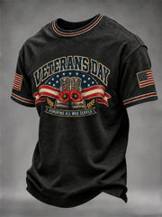 Men's Veterans Day Theme Short Sleeves T-Shirt