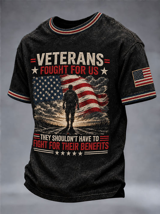 Men's Veterans Day Theme Short Sleeves T-Shirt
