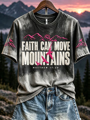 Women's "Faith Can Move Mountains" T-shirts
