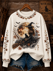 Women's Halloween Witch Regular Sweatshirt