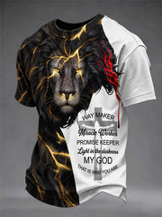 Men's Christian Way Maker Short Sleeve O-neck T-shirt