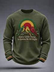Men's Every Little Thing Is Gonna Be All Right Waffle Top