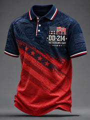 Men's VETERANS DAY Print Casual Top