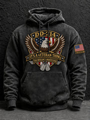 Men's Veterans Day Printed Hoodie
