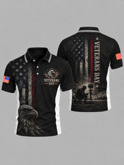 Men's VETERANS DAY Print Casual Top