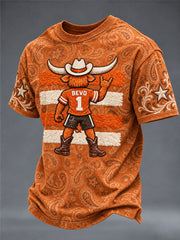 Men's Football Game Day Casual  T-shirt