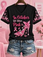 Women's Breast Cancer Short-sleeved T-shirt