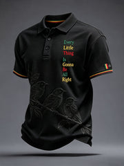 Men's Every Little Thing Is Gonna Be All Right Polo Shirt