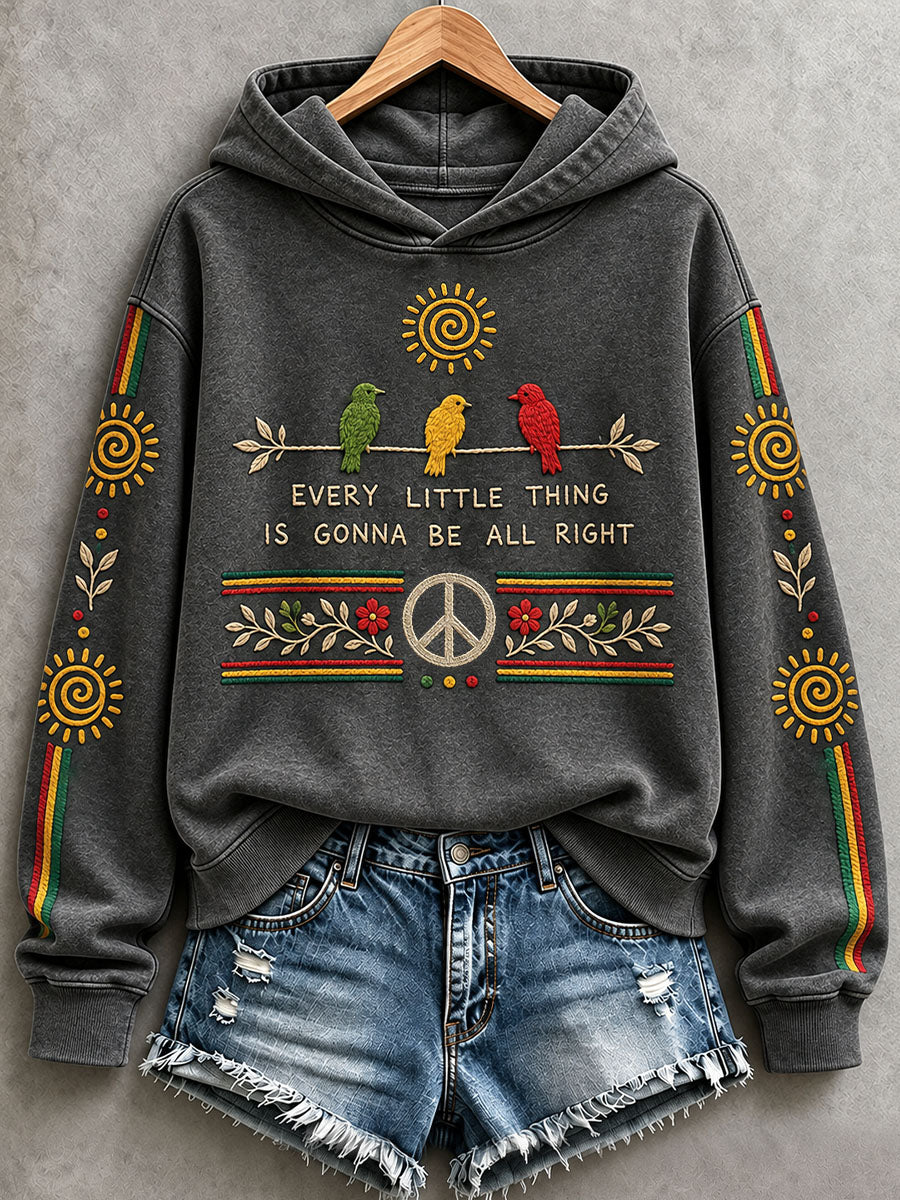 Women's Every Little Thing Is Gonna Be All Right Hoodie
