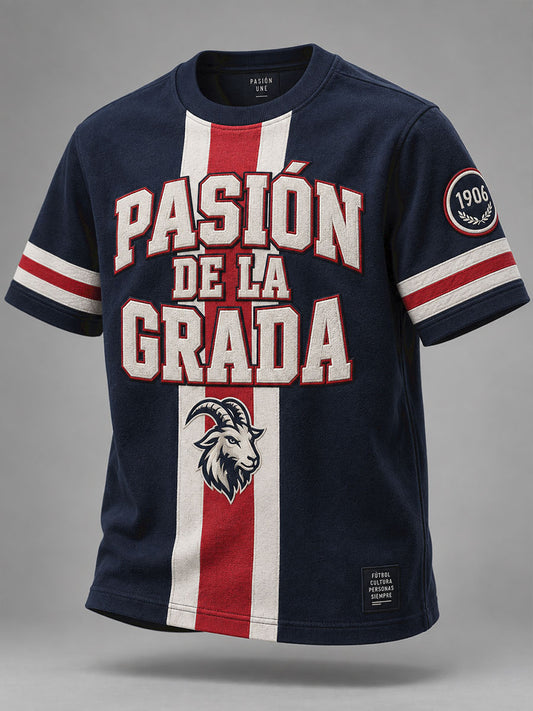 Men's Mexico Football Lover Goat Art Printed T-shirt