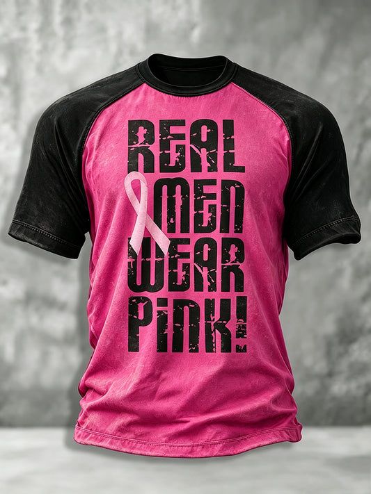Men's Breast Cancer Awareness T-shirt