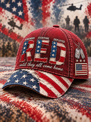 Red Friday Printed Casual Unisex Hat