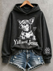 Women's Y'all Need Jesus Hoodie