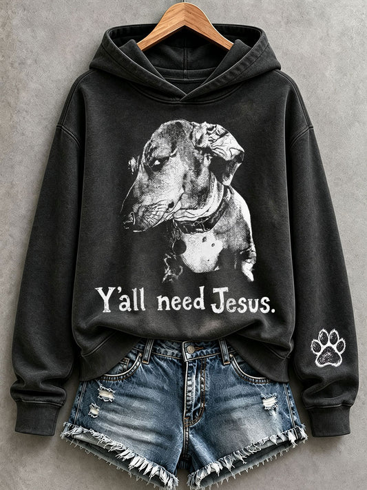 Women's Y'all Need Jesus Hoodie